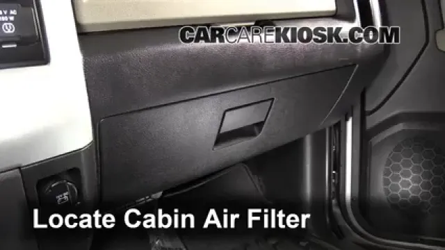 2012 Ram 1500 SLT 5.7L V8 Crew Cab Pickup Air Filter (Cabin) Replace